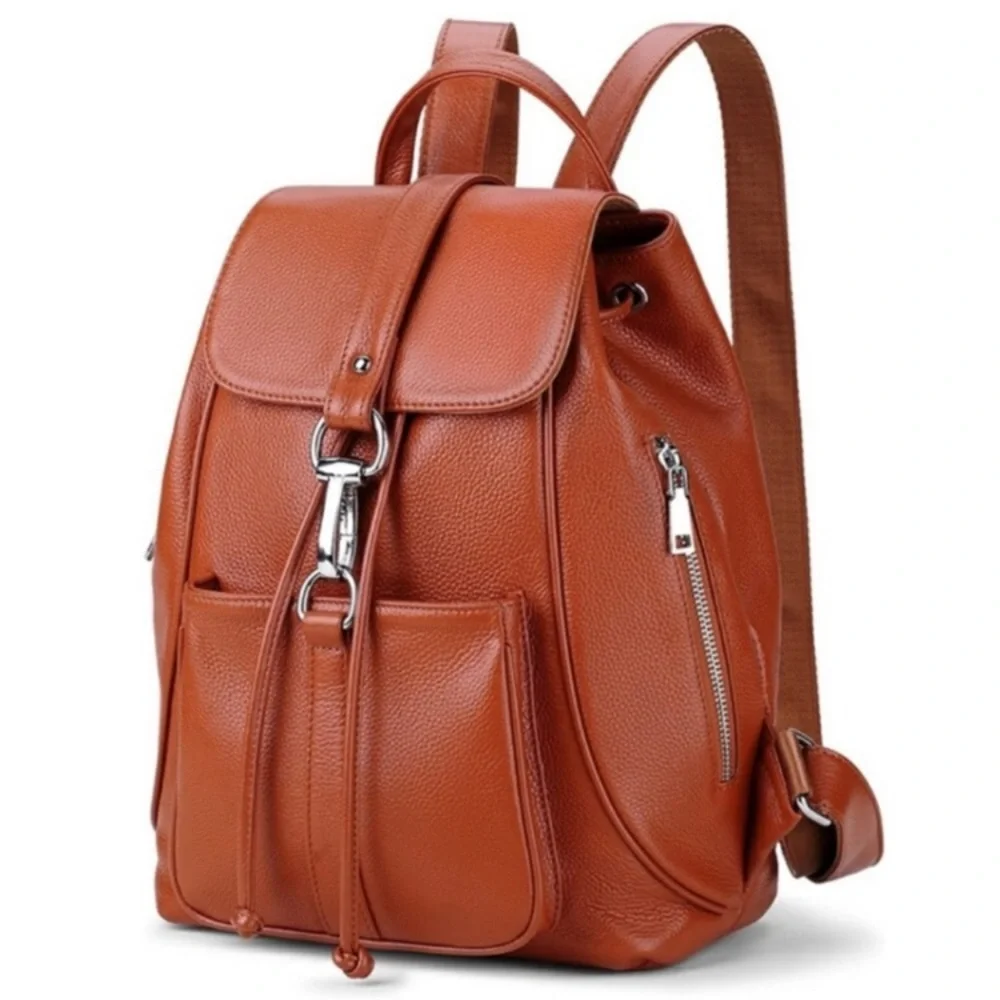 Unlisted | Bags | Real Genuine Leather Backpack Purse | Poshmark display picture 2